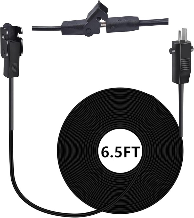 Ousaly 6.5 Feet 2-Pin Cable Extension Cord Replacement Power Supply Cable for Lift Chair or Power Recliner, for Okin Limoss Lazy boy Pride Catnapper Lift Chair or Power Recliner - Image 2